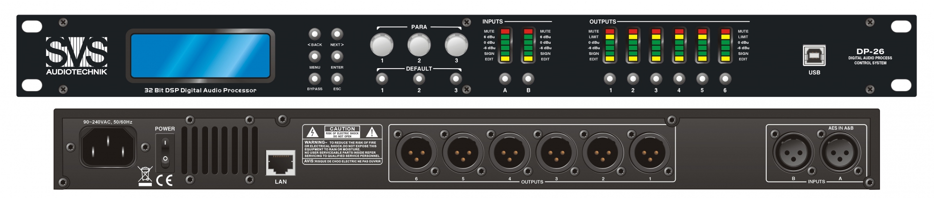 SVS Audiotechnik DP-26 Цифровой процессор: 2 входа 6 выходов в Раменском