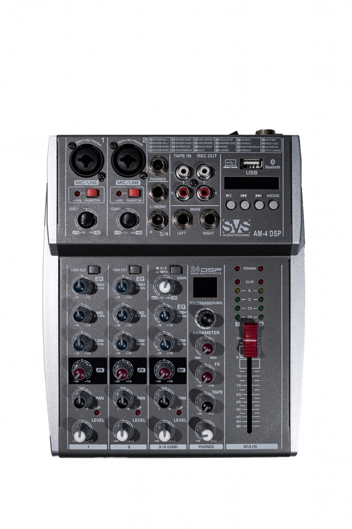 SVS Audiotechnik mixers AM-4 DSP Аналоговый микшерный пульт, 4-канала в Раменском