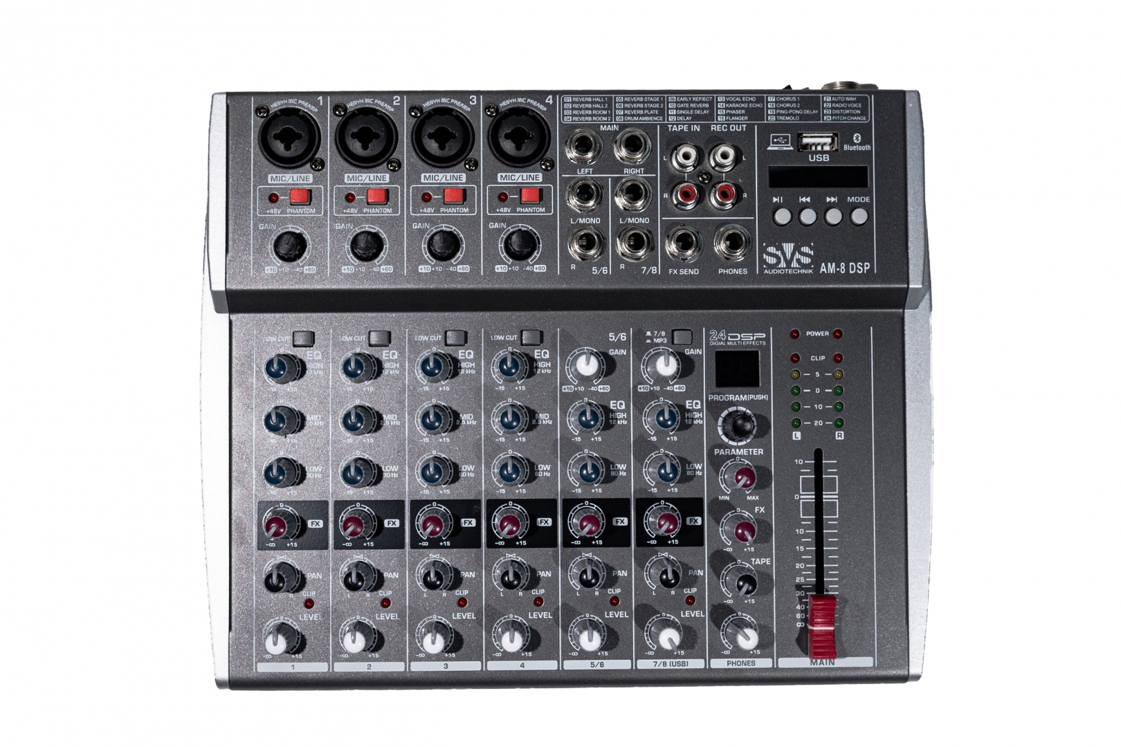 SVS Audiotechnik mixers AM-8 DSP Микшерный пульт аналоговый, 8-канальный в Раменском